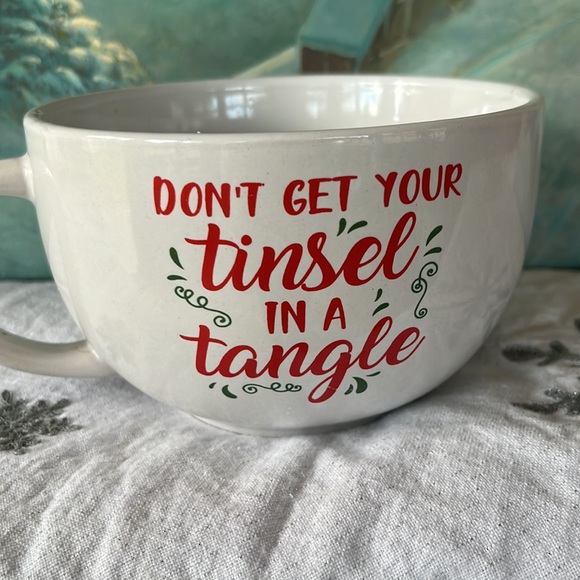 Christmas soup sippy mug, for one serving of soup or a gianourmous cup of coffee - Picture 2 of 4